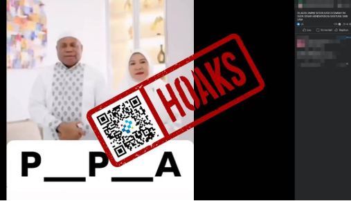 Tangkapan layar konten yang beredar, dengan penanda dari Komdigi.