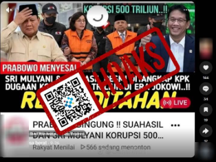 Tangkapan layar konten yang beredar, dengan penanda dari Komdigi.