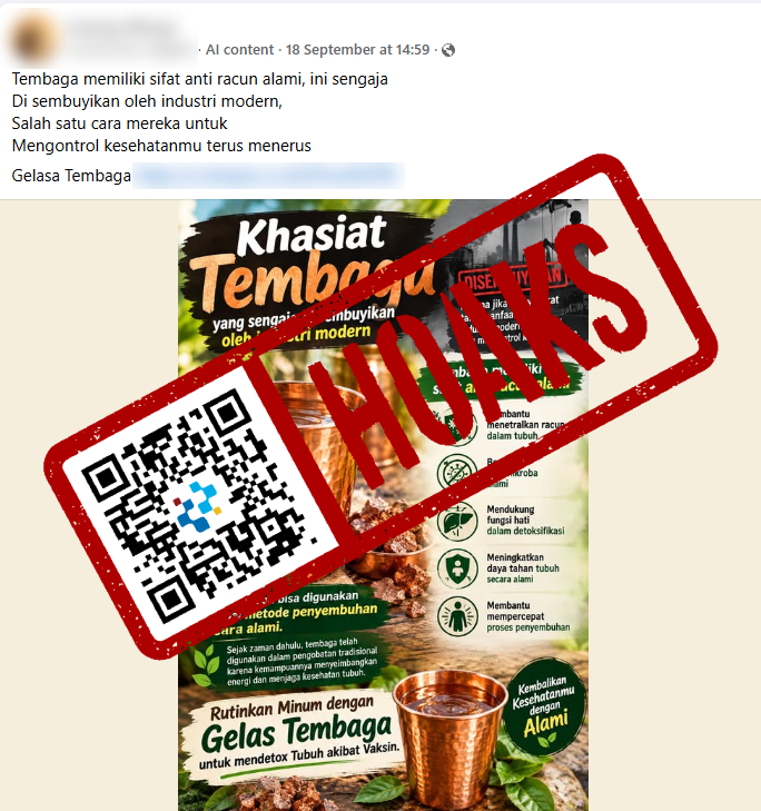 Tangkapan layar konten yang beredar, dengan penanda dari Komdigi.