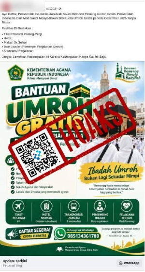 Tangkapan layar konten yang beredar, dengan penanda dari Komdigi.