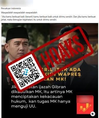 Tangkapan layar konten yang beredar, dengan penanda dari Komdigi.